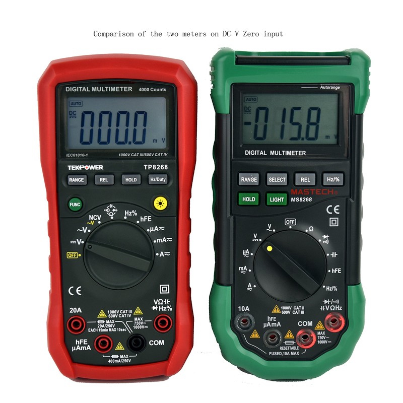 Tekpower TP8268 AC/DC Auto/Manual Range Digital Multimeter with NCV Feature,
