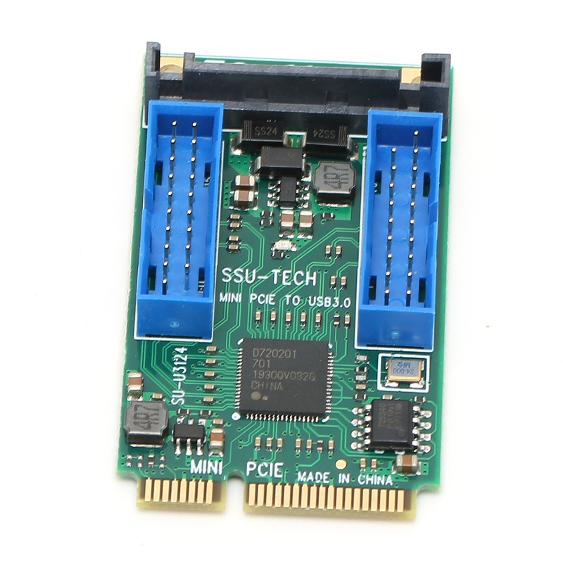 MINI PCIE to USB3.0 Front Expansion Card for Windows XP/2003/Vista