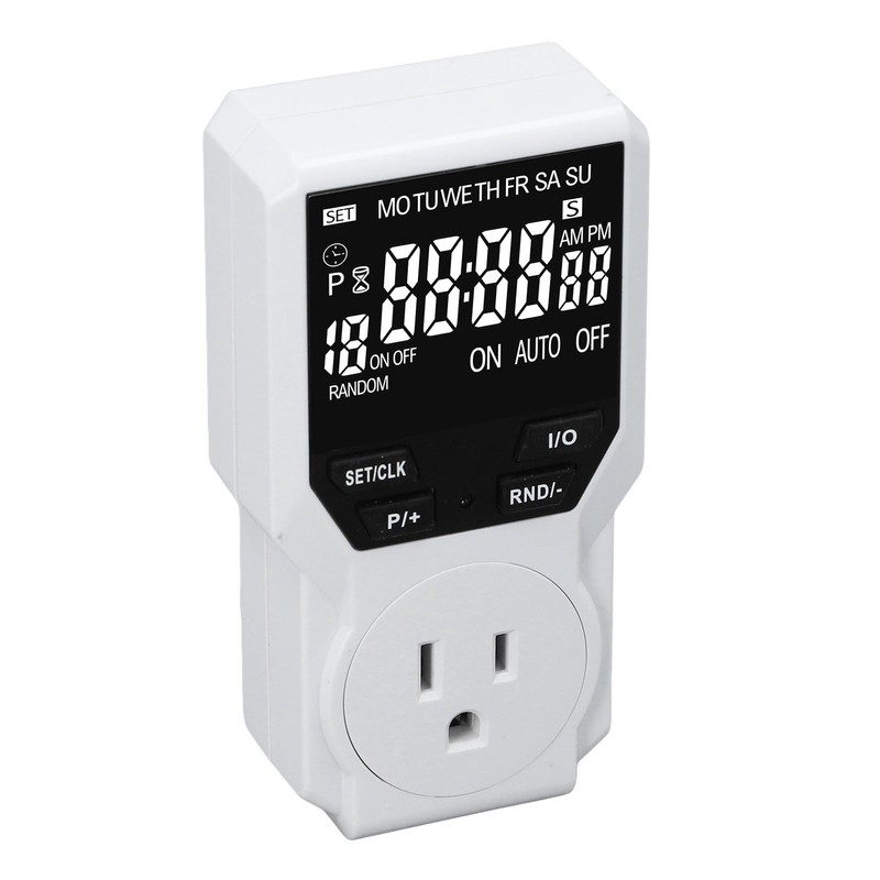 Outlet Timer Large VA Screen Multi Functional Countdown Short Cycle