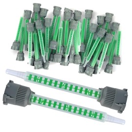 SoKalChw 3.6in Epoxy Mixing Nozzle Tube, Adhesive cartridges tip for 50ml Resin Mixer Adhesive applicatior (1:1/1:2 Ratio) 20 Pcs
