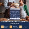 Bread Bag, 2 Packs Reusable Sourdough Storage Bag With Zipper