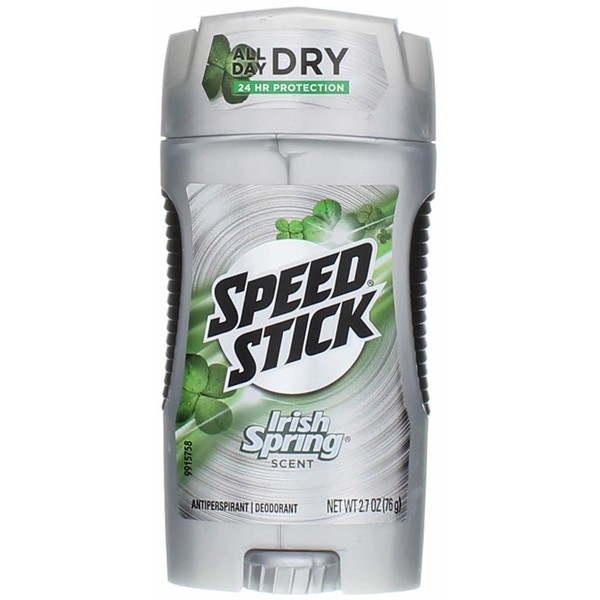 Speed Stick Original Antiperspirant & Deodorant, Irish Spring 2.70 oz (Pack of 6)