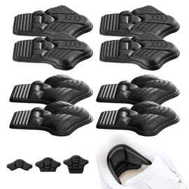 Shoe Blister Prevention Heel Pad, Set of 8, Shoe Heel Protection Pad, Anti-Pads, Adjustable Size, Cushioning, Shock Absorption, Anti-Slip, Non-Slip, Suitable for Sneakers, Unisex, Black