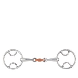 Shires Equestrian - Bevel Bit With Copper Lozenge - S/steel - Size: 41/2