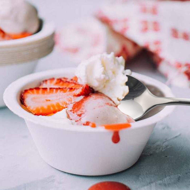 Bringer 12-Piece Coffee Spoons, Stainless Steel Mini Espresso Spoons