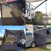 LicBund RV Awning Side Sun Shade 9’ x 7’ Screen