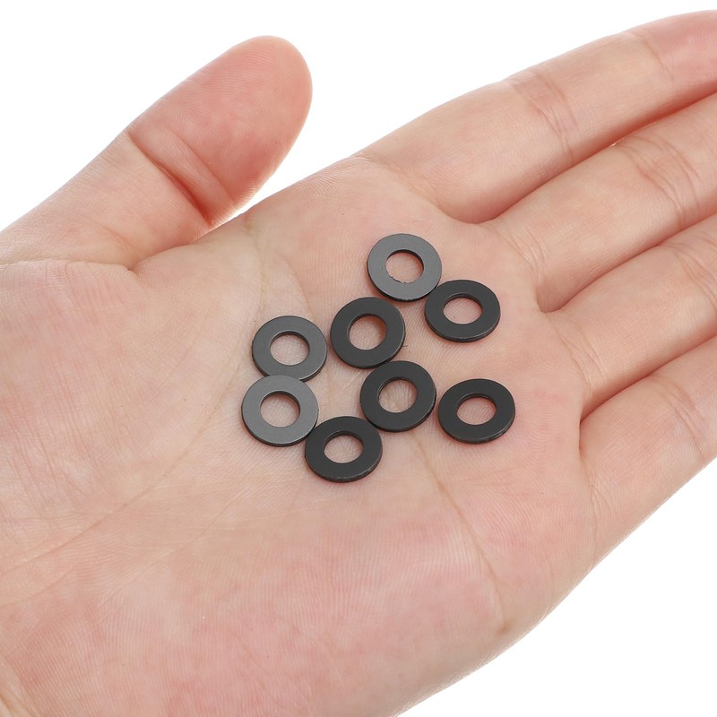 PATIKIL M4 Nylon Flat Washer, 100 Pack 4mm ID 10mm