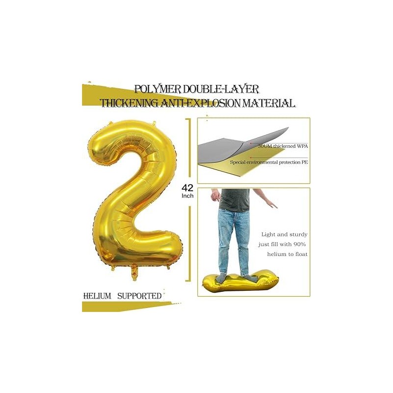 Number 25/52 Balloons for Birthday Party Decorations