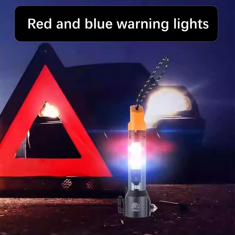 LARYEECHA Tactical Flashlight Rechargeable, Zoomable LED Flashlight with COB Side