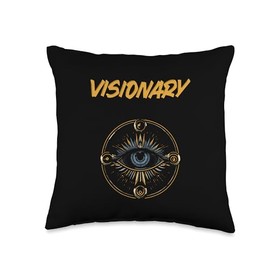Visionary Warrior Cataract Eye Surgery Recovery Blind People Throw Pillow