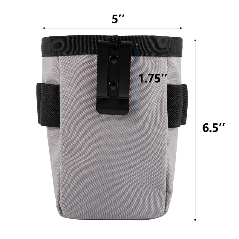 Small Utility Bag, Tool Belt Bag, Clip-On Tool Belt Bag