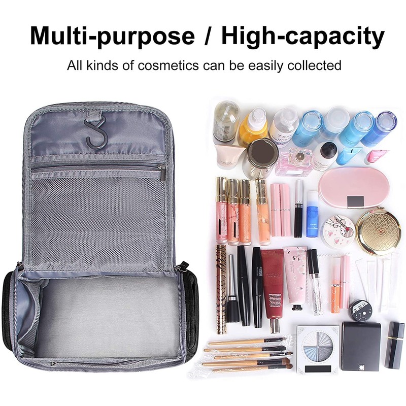 Toiletry Bag,RUMANLE Upgraded Large Hanging Travel Toiletry Organizer Kit with