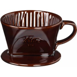 Kalita Ceramic Coffee Dripper 101 Lotto Brown # 01003
