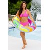monsoon [Citrus] 2-Pack Luxury Pool Floats Swimming Float Beach Tube