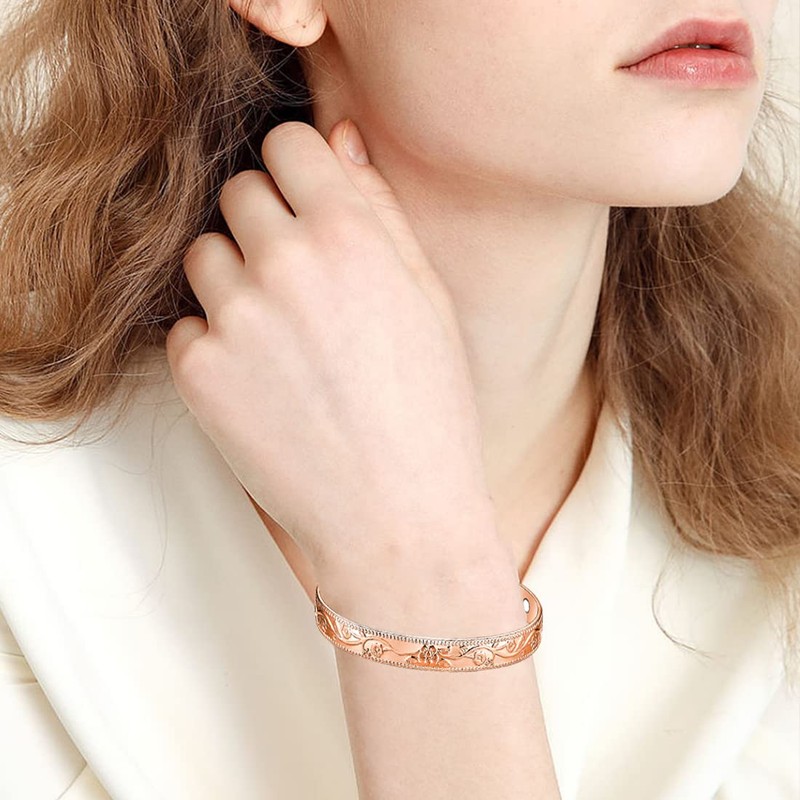 Vicmag Copper Magnetic Bracelet for Women 99.99% Solid Pure Copper