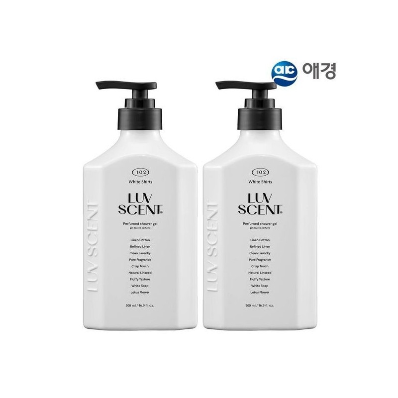(NS Home Shopping) Luvcent Body Wash 500ml x 2 /