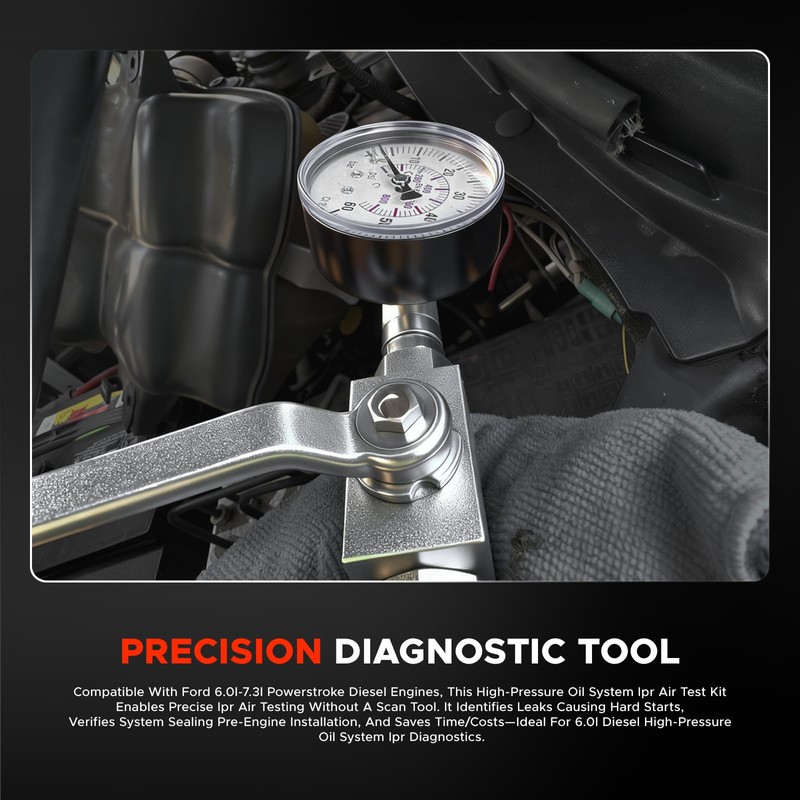 High Pressure Oil System IPR Air Test Tool Kit Compatible