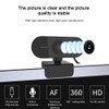 Dewanxin Webcam, USB Full HD 1080P Webcam with Noise Cancelling