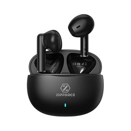 ZIPFORCE Auriculares inalámbricos, Bluetooth 5.3 en el oído, 4 micrófono ENC Llamada Clara, Touch, 30 Horas Tiempo de reproducción, Ipx5 Impermeable  