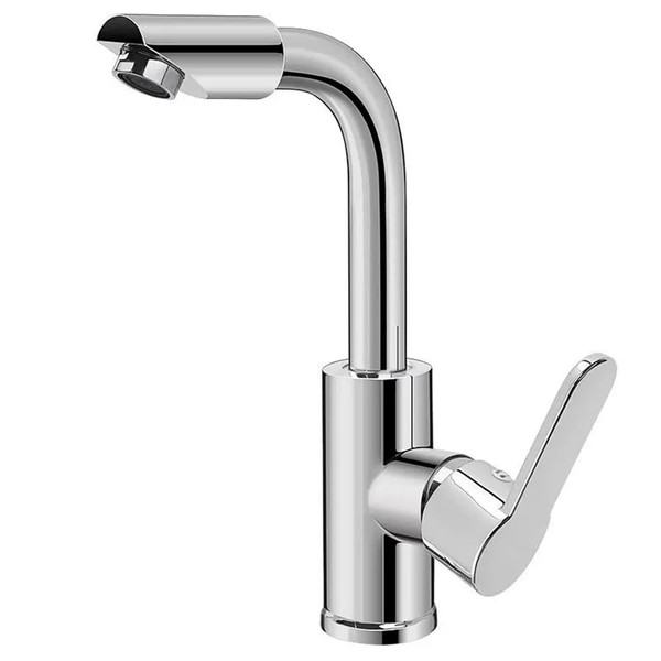 Bathroom Faucet, Swivel hot and Cold Water Faucet, Double hot