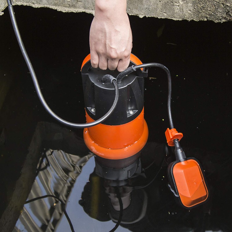 Sump Pump, Prostormer 1HP 3700GPH Submersible Clean/Dirty Water Pump with