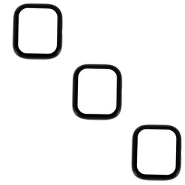 OSALADI 3pcs Watch Case Bumper Watch Screen Protector Tempered Film for Smartwatch Shockproof Frame Cover