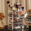 Extra Large Clear Makeup Organizer Skin Care Cosmetic Display Cases