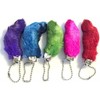 Dangerous Threads Premium Rabbit Rabbits Foot Keychain Bright Assorted Colors