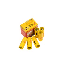 Starrett HSS Bi-Metal Fast Cut Hole Saw - 20mm - For Metal, Wood, Plastics - Pack of 6