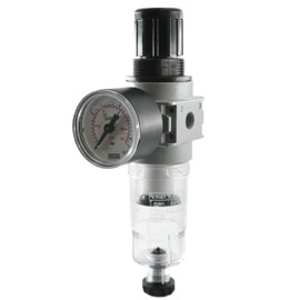 Filter regulator series 0, 1000 l/min - pressure regulator G 1/8 inch and G 1/4 inch (thread: G 1/4 inch, adjustment range: 0.5 - 10 bar)