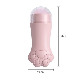 Wowjimi Ball Massage Stick, Facial Roller, Beautiful Facial Massage Roller, Cute, Carrying, Reduces Swelling, Icy Feel, Gentle on the Skin, Unisex