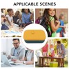Silicone Bento Lunch Box Rectangle Leakproof 3 Compartment Divided Food