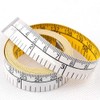 2 Pack Soft Tape Measure for Body, Double Scale Body