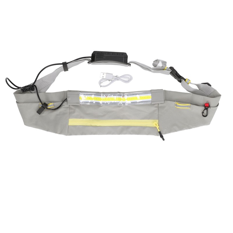 COB Belt Light 5 Modes Waterproof Breathable LED Waist Bag
