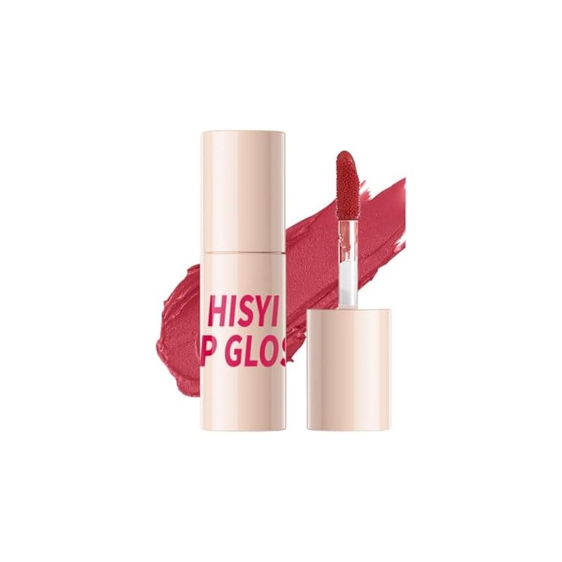 Labial Líquido Brillante No Pegajoso - 6 Tonos Hidratantes, Tinte