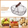 Baluue Wire Egg Basket, Chicken Egg Basket for Kitchen Egg