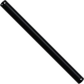 Zronon 36 Inch Ceiling Fan Downrod,Extension Rod for Multiple Ceiling Heights,Non Threaded (Black) with 3 wires