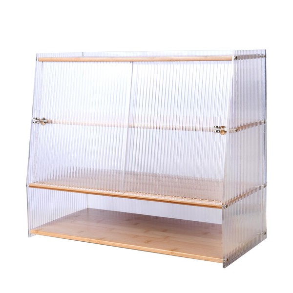 YCHLCHL Durable 4-Layer Bread Box Coffee Cup Storage,Kitchen Counter Decor