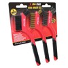 3 PIECE PLUG / COMPONENT BRUSH SET WITH EXTRA SMALL