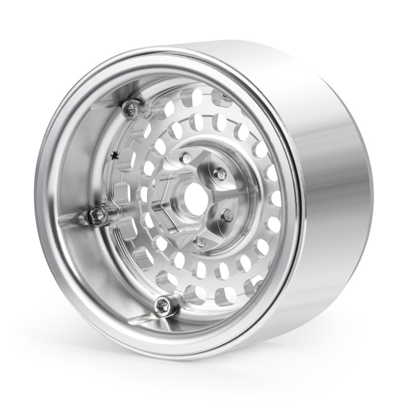 Zolikar 4Pcs Aluminum 2.2 Beadlock Wheels Wide 34.8mm RC Wheel