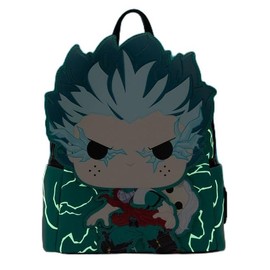 Loungefly Backpacks Pop by My Hero Academia Deku Infinity Cosplay Mini Backpack Green