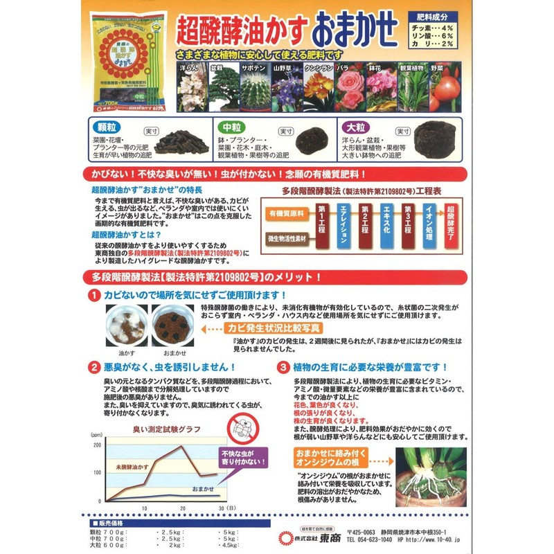 Tosho Super Fermented Oil Kasumase Granules 24.7 oz (700 g)