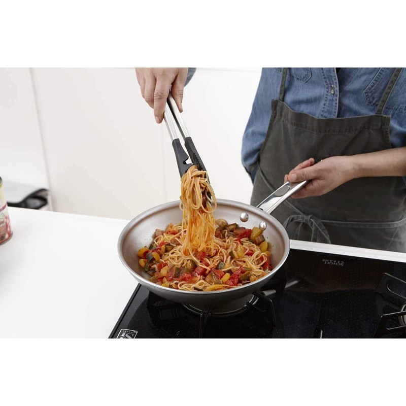 Sun Craft Vegetable Tongs bezi- Black WW – 209