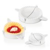 Metaltex Ravioli Presses, White, Set of 3, 9 cm Diameter-12/15.5