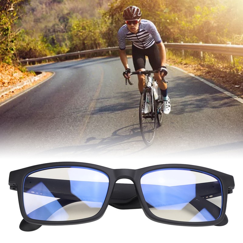 Smart Sound Glasses with Mic Blue Light Filter Touch Voice