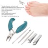 7pcs Nail Clippers Set Dead Skin Fork Paronychia Forceps Nail