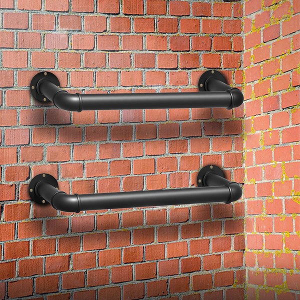 1-Rung Wall Mounted Ladder, Heavy-Duty Metal 1FT Egress Window &