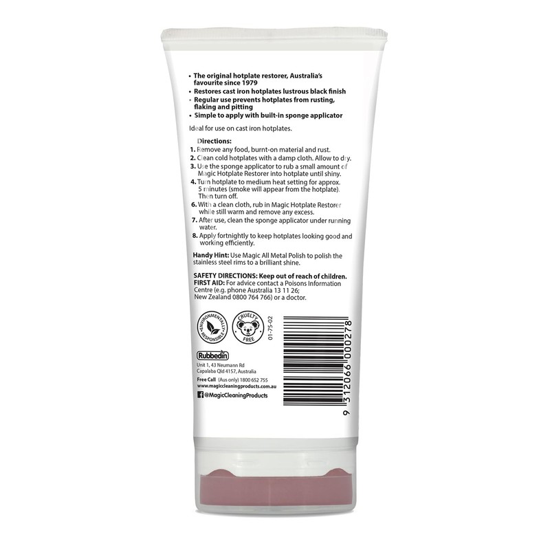 2 x Magic Hotplate Restorer Restores and Protects 75g