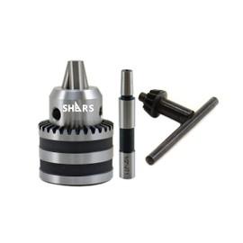 Shars 1/32"-1/4" JT1 Heavy Duty Keyed Drill Chuck & 1/2" JT1 Arbor Shank 202-5001+1301 ![