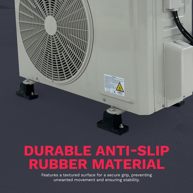 DuctlessAire Rubber Vibration Isolation Mounts - Anti Shaking Mount for